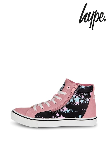 Hype Pink Avula High Top Trainers (G95494) | kr550
