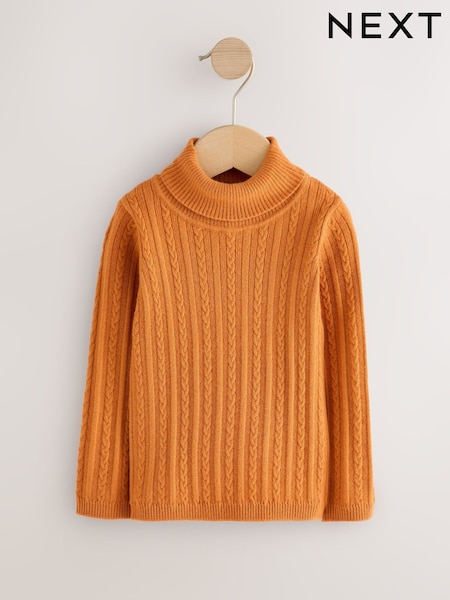 Pumpkin - Roll Neck Jumper (3mths-10yrs)