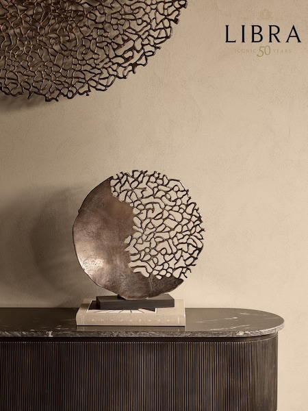 Libra Interiors Bronze Apo Coral Raw Sculpture Ornament (G95749) | €183