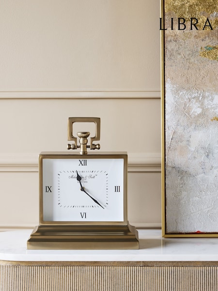 Libra Interiors Latham Rectangular Small Clock (G95750) | kr6 840