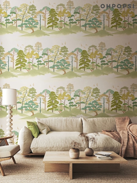 Ohpopsi Olivine Kigi 10M Wallpaper (G95829) | 411 QAR