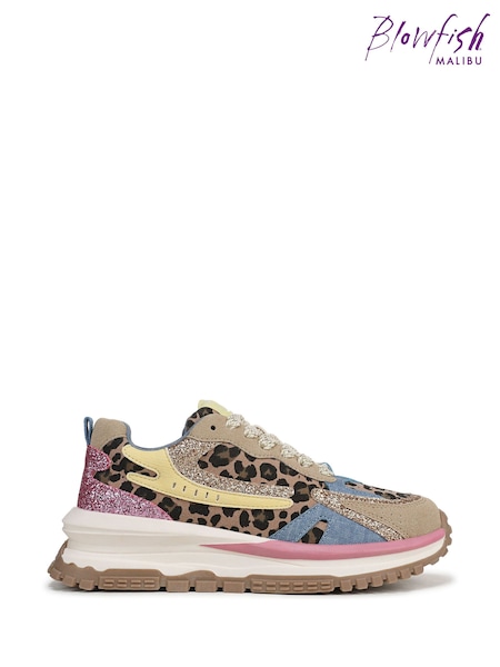 Blowfish Malibu Blue Leo Lace-Up Regular Fit Trainers (G95842) | kr864