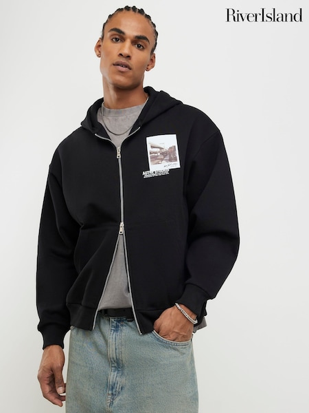 River Island Oversized Autre Studios Hoodie (G96512) | 343 LEI