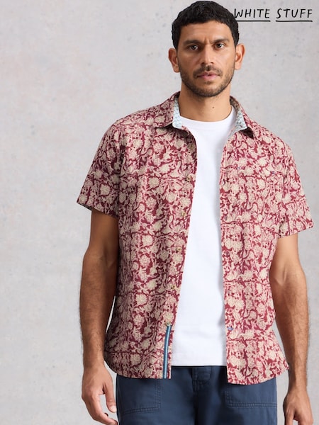 White Stuff Finsbury Ss Floral Print Shirt (G96814) | 335 LEI