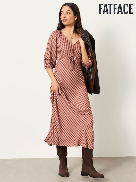 Rose Pink - Fatface Midaxi Dress