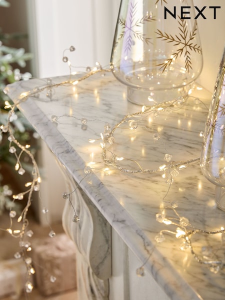 Beaded Cluster Line Lights