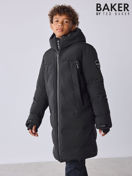 Qara - Baker By Ted Baker Shower Resistant Longline Padded Coat