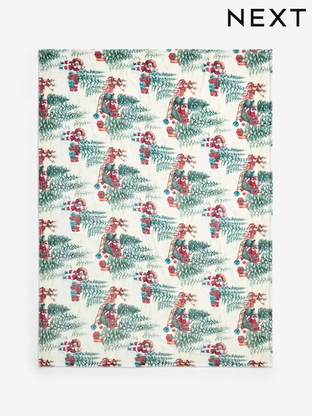 Christmas Santa Cosy Fleece Throw