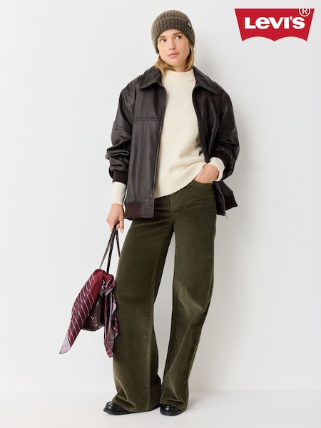 Green - Levi's® 318™ Shaping Wide Leg Trousers
