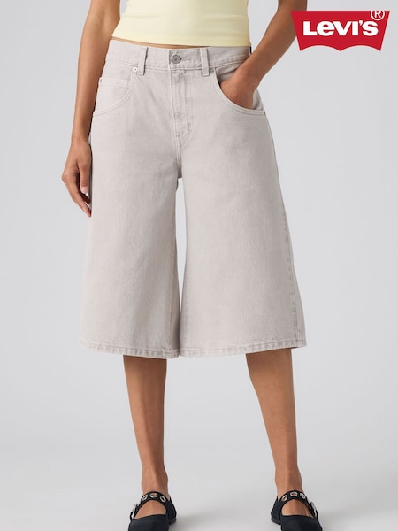 Grey - Levi's® 568™ Loose Baggy Denim Shorts