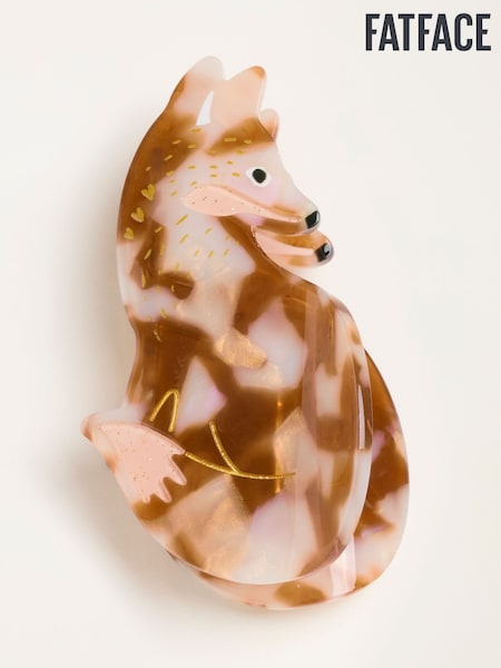 Brown - Fatface Fox Claw Clip