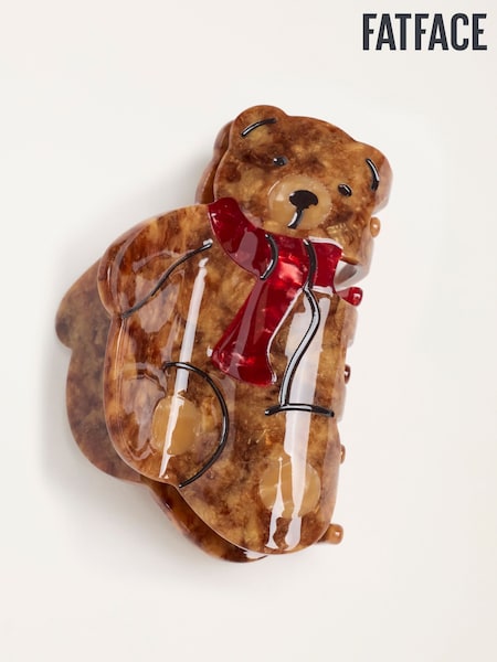 Ruda - Fatface Teddy Bear Claw Clip