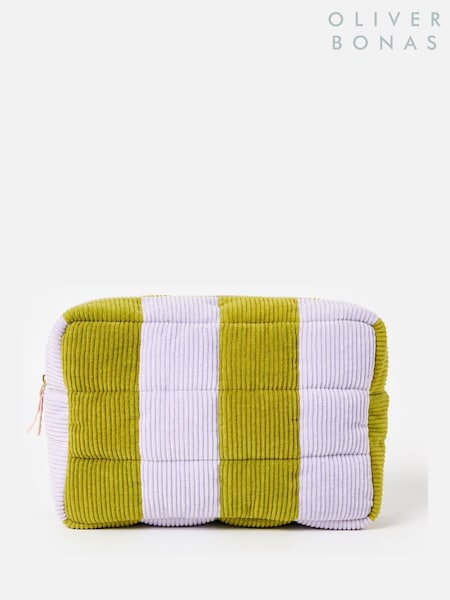Oliver Bonas Striped Corduroy Quilted Large Wash Bag (G97932) | 1 586 Kč