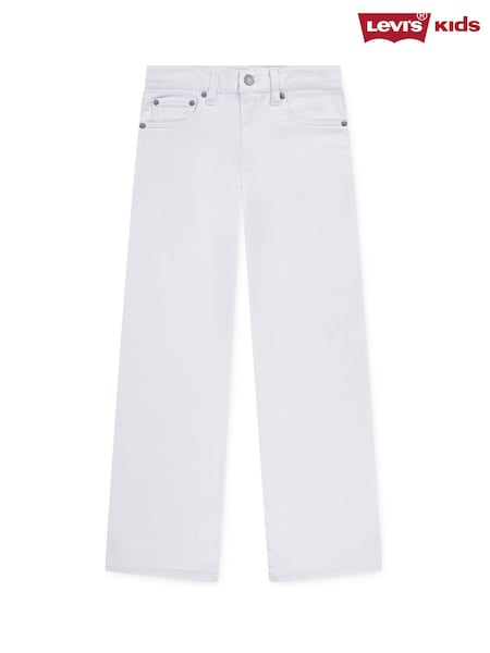 Levi's White Wide Leg Denim Jeans (G97979) | kr550 - kr628