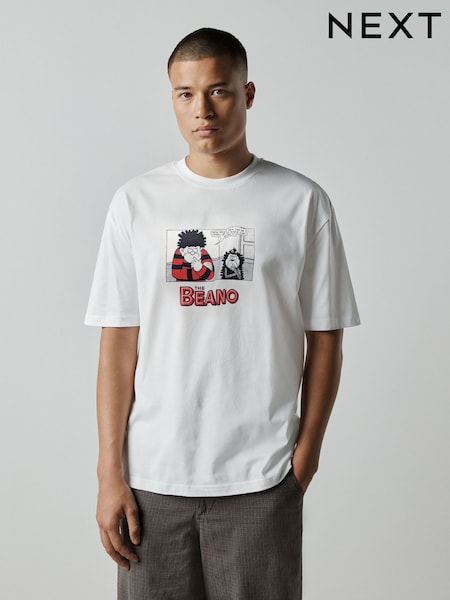 White Beano - Regular Graphic T-shirt