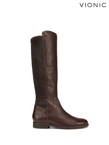 Qəhvəyi - Vionic Ridley Suede Ankle Boots