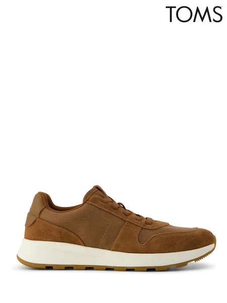 Brown - Regular Toms Retro Travel Lite Trainers