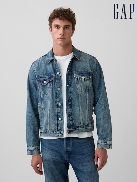 Mid Wash - Regular Gap Classic Icon Denim Jacket