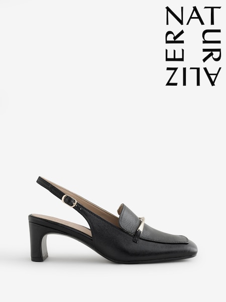 Schwarz - Naturalizer Naturalizer Cypress Black Slingback Heel Shoes