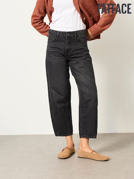 Noir lavé - Fatface Barrel Jeans