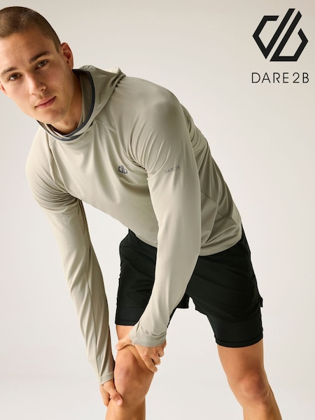 Natur - Regular Dare 2b Mens Sprint City Hoodie