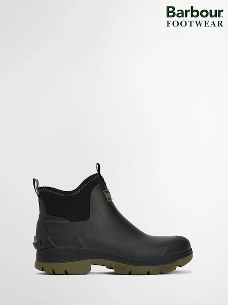 Black - Regular Barbour® Ridge Ankle Wellies