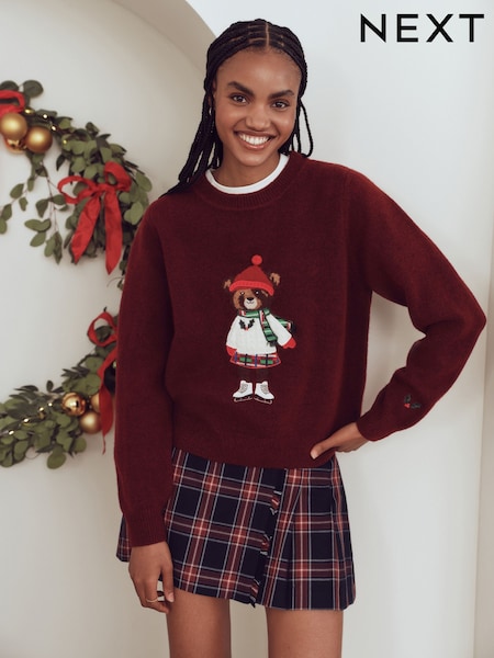 Berry Bear - Christmas Long Sleeve Jumper