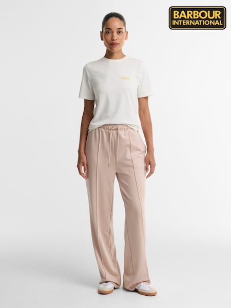 أبيض - Barbour International Colletta T-shirt