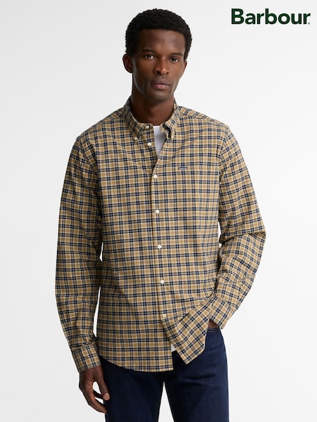 Żółty - Regular Barbour® Lomond Tartan Shirt