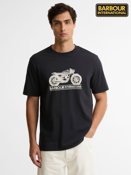 Noir - Regular Barbour International Triton T-shirt