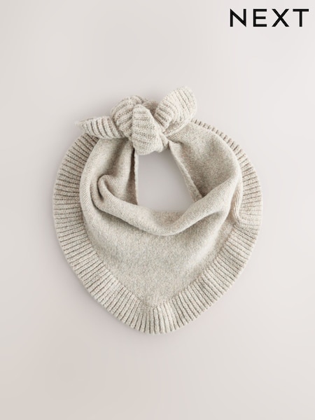 Cream - Triangle Scarf (3-16yrs)