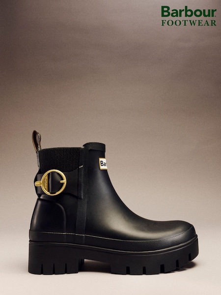 أسود - حذاء ويليز كاحل Hepburn من Barbour®
