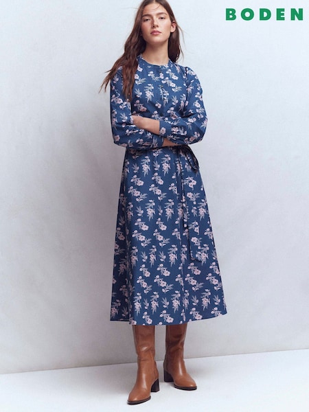 Boden Ava Cotton Midi Dress (H00322) | kr2 183