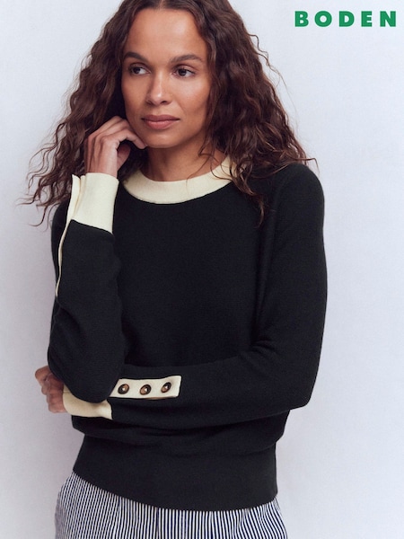 Boden Grace Colourblock Jumper (H00341) | ‏397‏₪