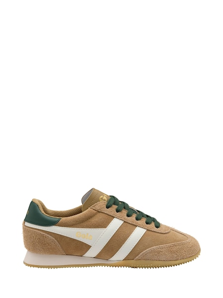 Natur - Gola Sprinter Suede Trainers