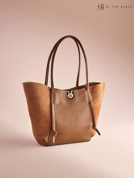 Zamšādas āda, gaiši brūna - B By Ted Baker Shopper Bag