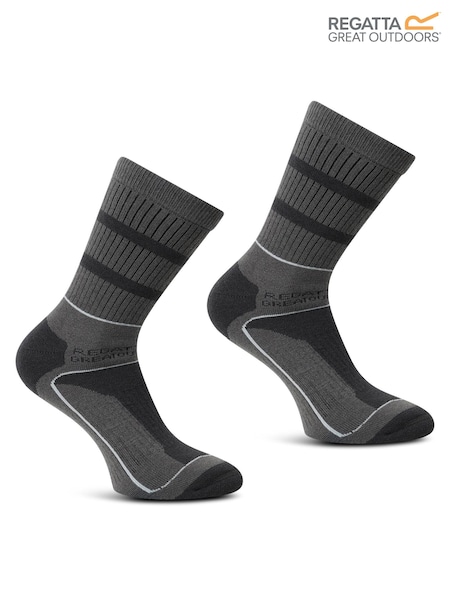 Regatta Grey Samaris 3 Season Socks (H01599) | AED146