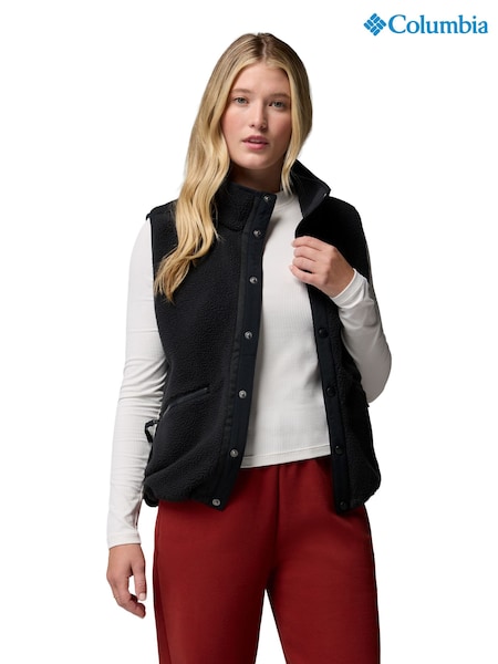 Black - Columbia Helvetia Vest Black Fleece
