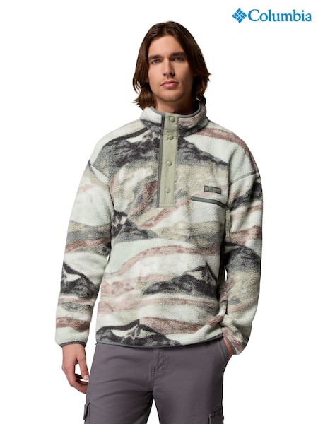 Green - Regular Columbia Green Helvetia™ Ii Printed Half Snap Fleece