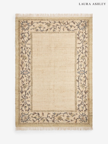 Laura Ashley Floral Border Rug
