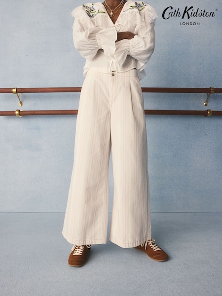 Pastellfarget stripete - Cath Kidston vide bukseben Jeans