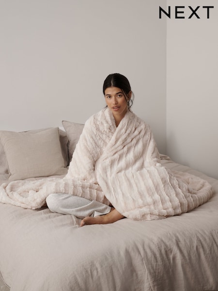 Faux Fur Weighted Blanket