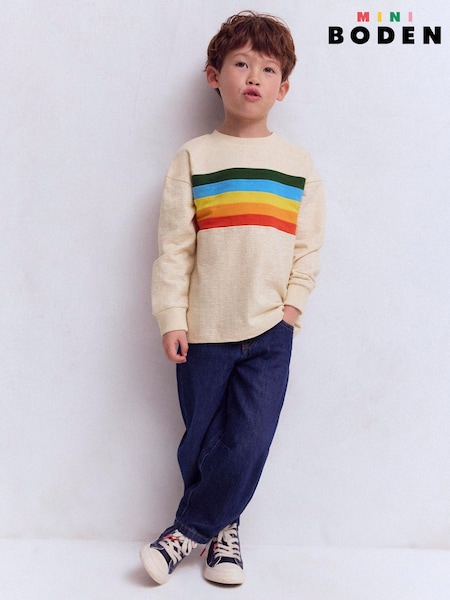 Boden Natural Relaxed Mid-weight T-Shirt (H05506) | AED134 - AED157