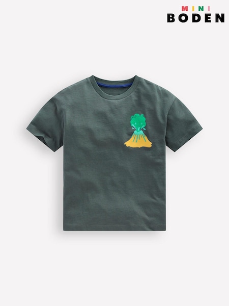 Boden Grey Front & Back Graphic T-Shirt (H05509) | AED99 - AED111