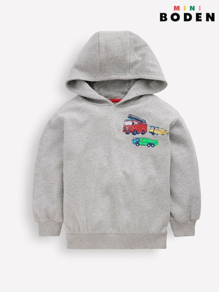 Boden Grey Front and Back Hoodie (H05533) | AED169 - AED204