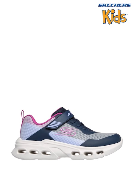 Blue - Skechers Glide-step Hexa Trainers