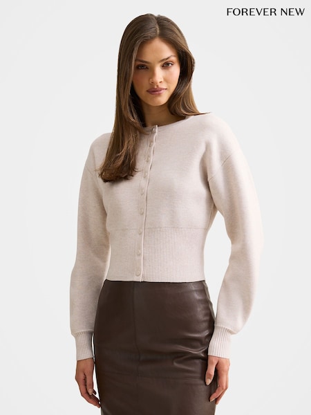 Forever New Natural Lara Sculpted Cardigan (H06488) | €78.50