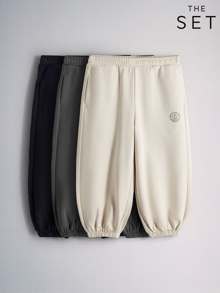 Grey/Blue - The Set 3 Pack Balloon Joggers