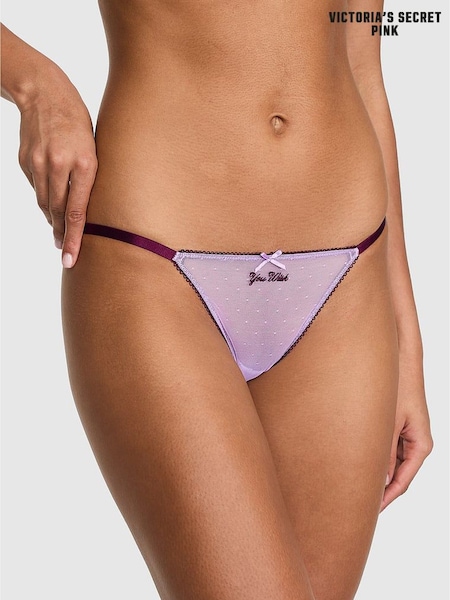 Pink Berry - Victoria's Secret Pink Pop Stitch Embroidery Knickers
