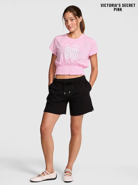 Black - Victoria's Secret Pink Fleece Shorts